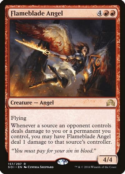 Flameblade Angel Shadows over Innistrad Magic card