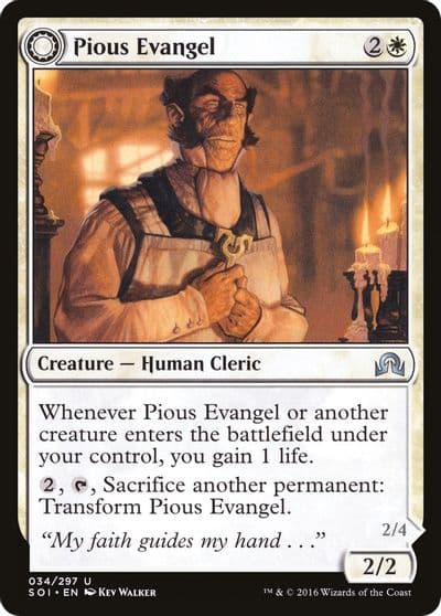 Pious Evangel Shadows over Innistrad Magic card