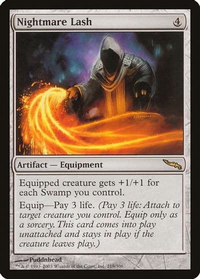 Nightmare Lash Mirrodin Magic card