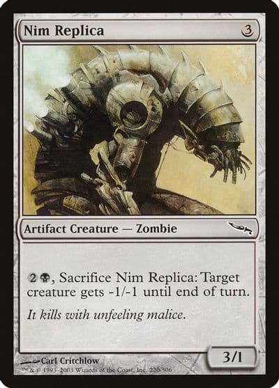 Nim Replica Mirrodin Magic card