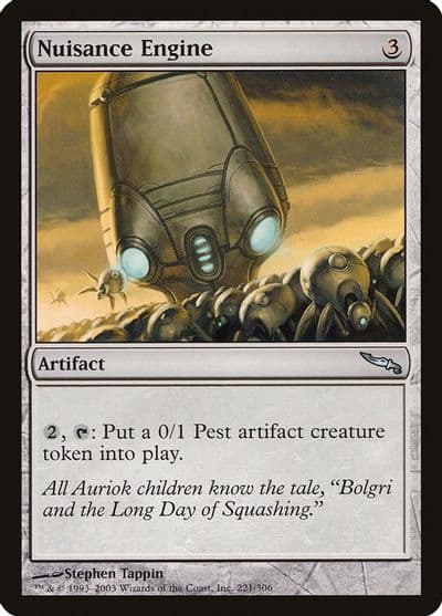 Nuisance Engine Mirrodin Magic card