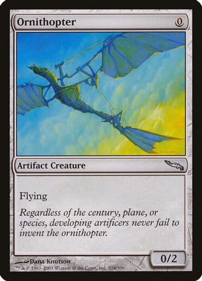 Ornithopter Mirrodin Magic card