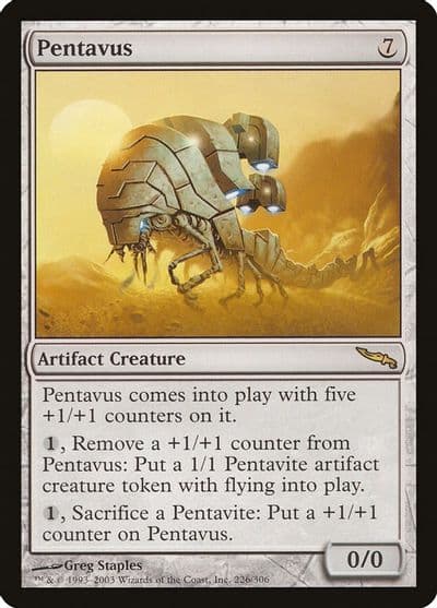Pentavus Mirrodin Magic card