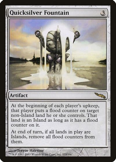 Quicksilver Fountain Mirrodin Magic card