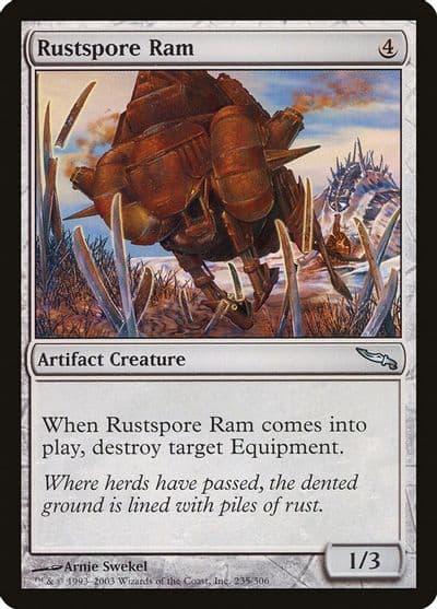 Rustspore Ram Mirrodin Magic card