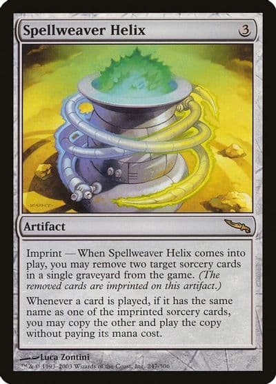 Spellweaver Helix Mirrodin Magic card