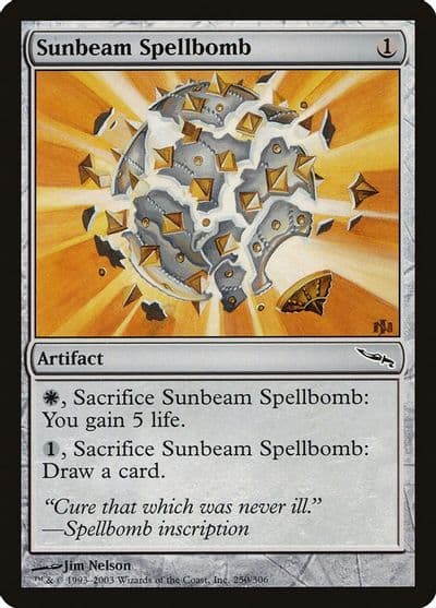 Sunbeam Spellbomb Mirrodin Magic card
