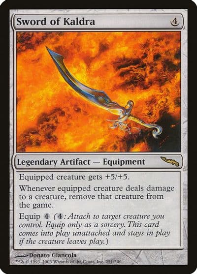 Sword of Kaldra Mirrodin Magic card