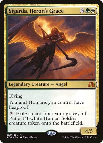 Sigarda Herons Grace Shadows over Innistrad Magic card