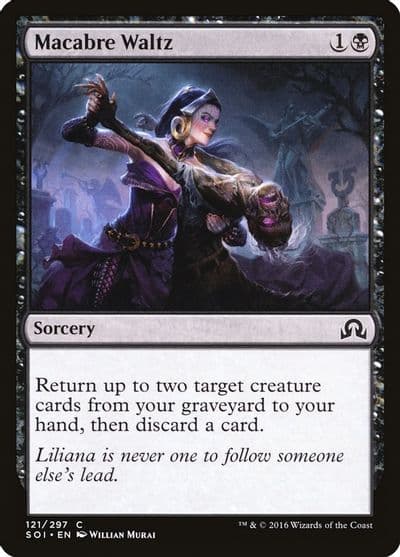 Macabre Waltz Shadows over Innistrad Magic card