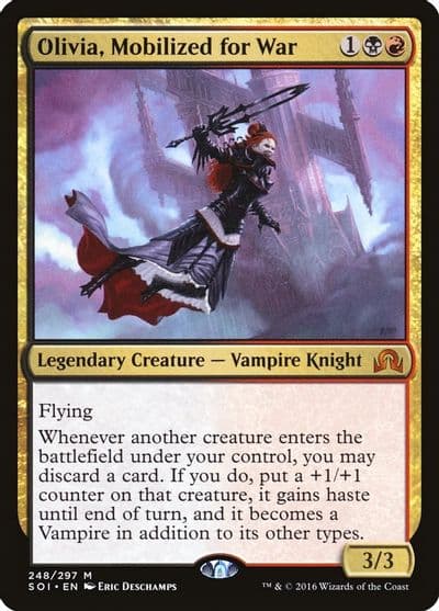 Olivia Mobilized for War Shadows over Innistrad Magic card