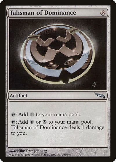 Talisman of Dominance Mirrodin Magic card