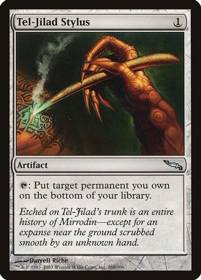 Tel Jilad Stylus Mirrodin Magic card