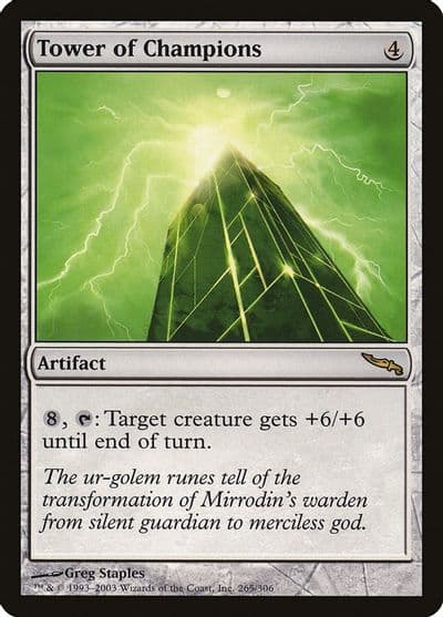 Tower of Champions Mirrodin Magic card
