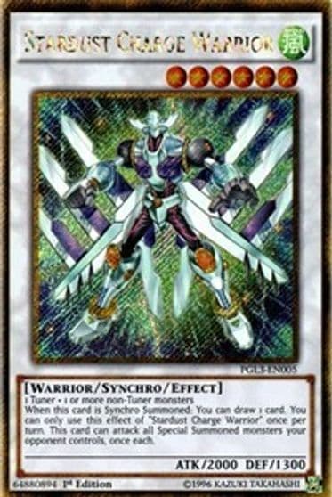 Stardust Charge Warrior Premium Gold: Infinite Gold Yu-Gi-Oh! card