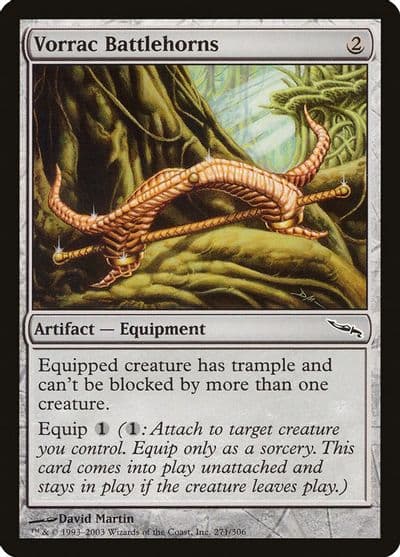 Vorrac Battlehorns Mirrodin Magic card