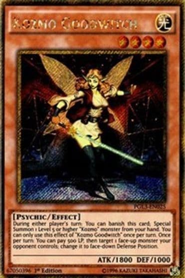 Kozmo Goodwitch Premium Gold: Infinite Gold Yu-Gi-Oh! card