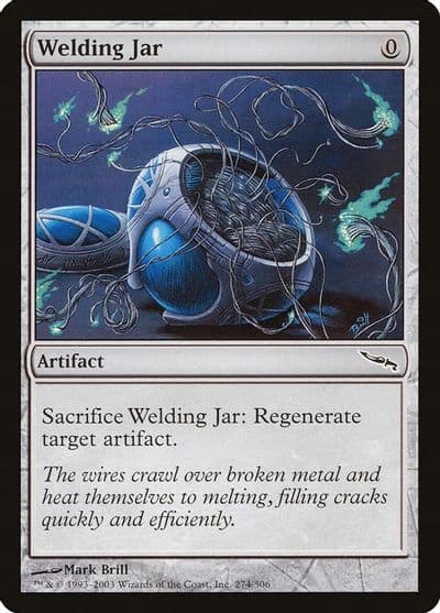 Welding Jar Mirrodin Magic card