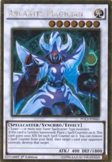 Arcanite Magician Premium Gold: Infinite Gold Yu-Gi-Oh! card