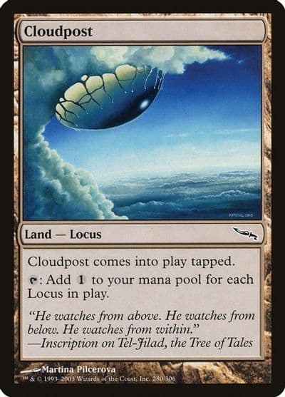 Cloudpost Mirrodin Magic card
