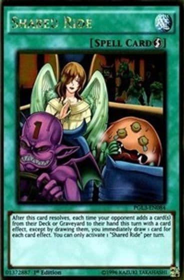 Shared Ride Premium Gold: Infinite Gold Yu-Gi-Oh! card