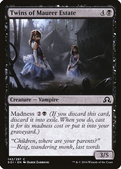 Twins of Maurer Estate Shadows over Innistrad Magic card