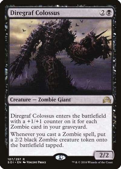 Diregraf Colossus Shadows over Innistrad Magic card