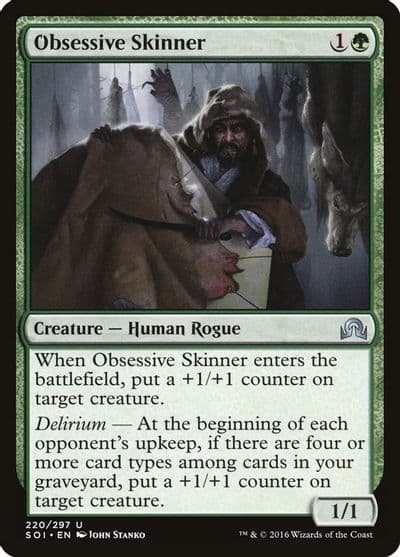 Obsessive Skinner Shadows over Innistrad Magic card