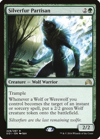 Silverfur Partisan Shadows over Innistrad Magic card