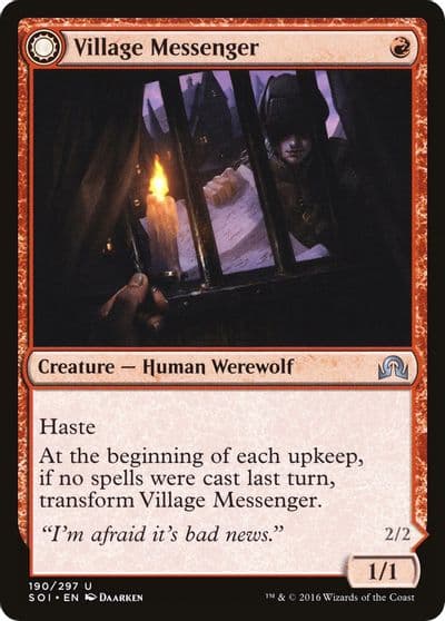 Village Messenger Shadows over Innistrad Magic card