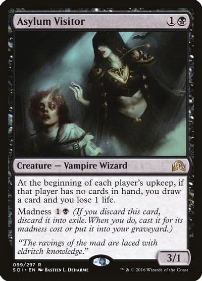 Asylum Visitor Shadows over Innistrad Magic card