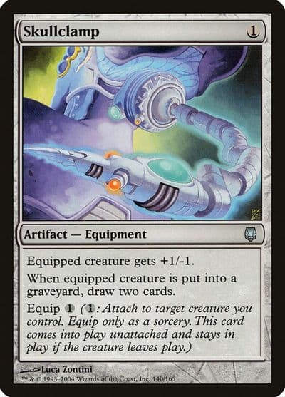 Skullclamp Darksteel Magic card