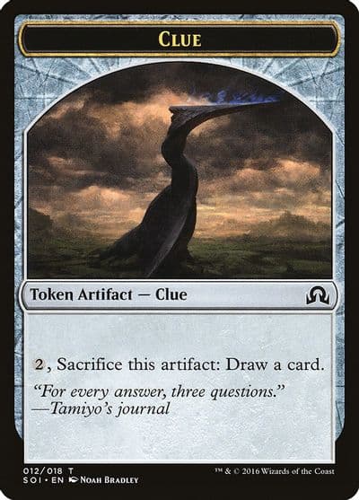 Clue Token 012 Shadows over Innistrad Magic card