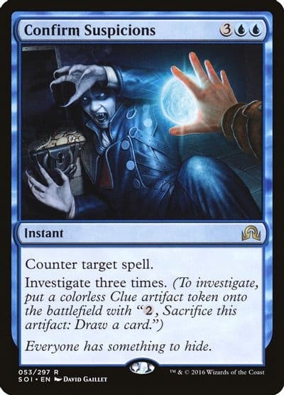 Confirm Suspicions Shadows over Innistrad Magic card