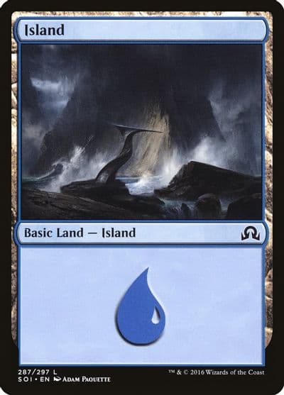 Island 287 Shadows over Innistrad Magic card