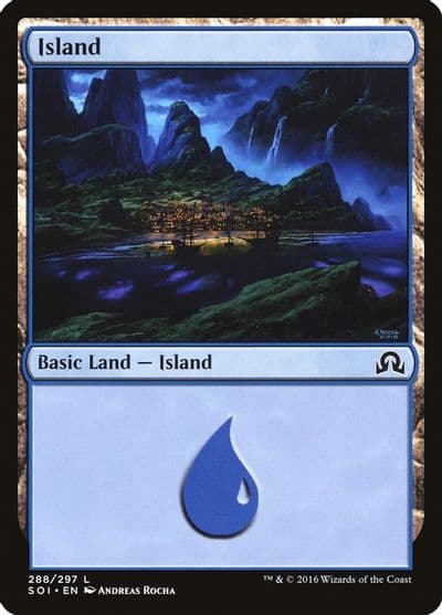 Island 288 Shadows over Innistrad Magic card