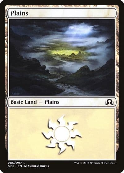 Plains 285 Shadows over Innistrad Magic card