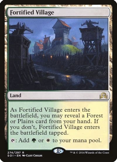 Fortified Village Shadows over Innistrad Magic card