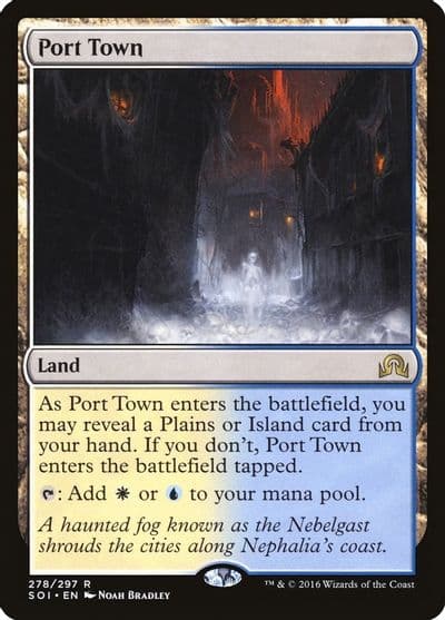Port Town Shadows over Innistrad Magic card