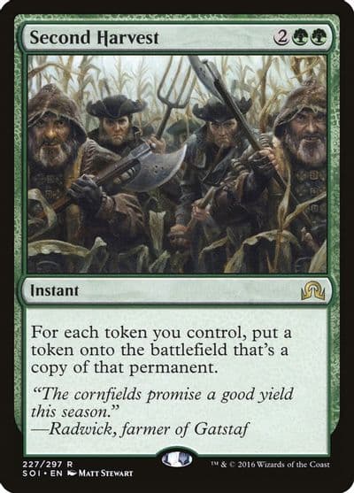 Second Harvest Shadows over Innistrad Magic card