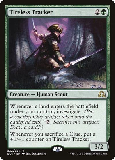 Tireless Tracker Shadows over Innistrad Magic card