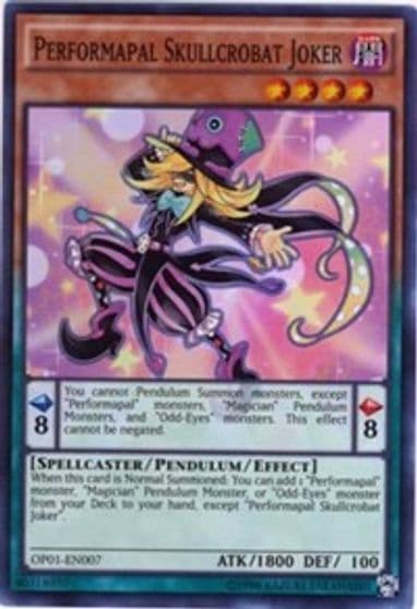 Performapal Skullcrobat Joker OTS Tournament Pack 1 Yu-Gi-Oh! card