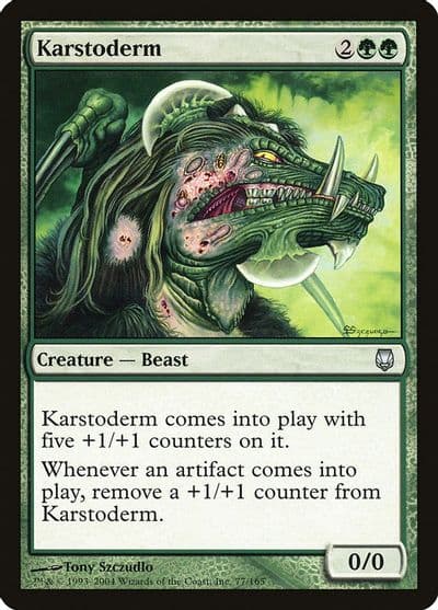 Karstoderm Darksteel Magic card