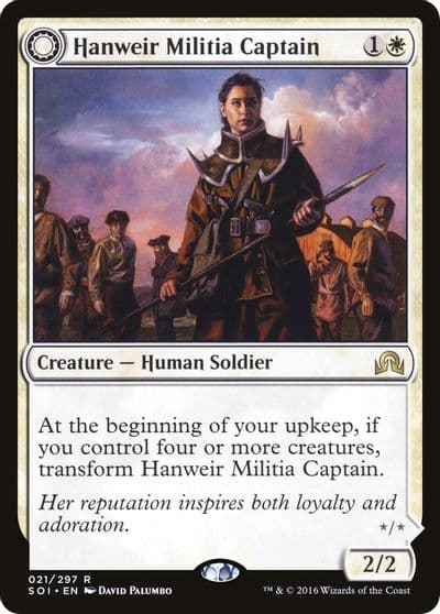 Hanweir Militia Captain Shadows over Innistrad Magic card