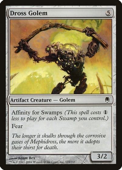 Dross Golem Darksteel Magic card