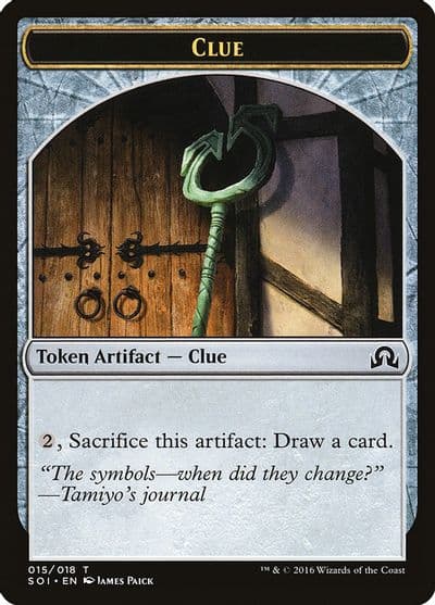 Clue Token 015 Shadows over Innistrad Magic card
