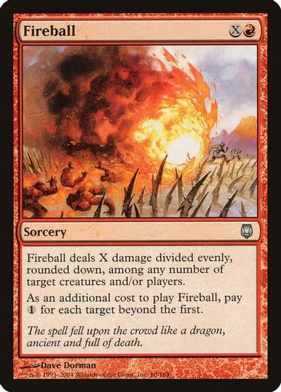 Fireball Darksteel Magic card