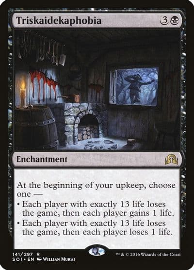 Triskaidekaphobia Shadows over Innistrad Magic card