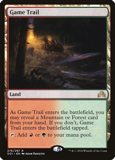 Game Trail Shadows over Innistrad Magic card