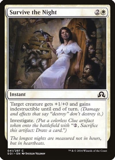 Survive the Night Shadows over Innistrad Magic card